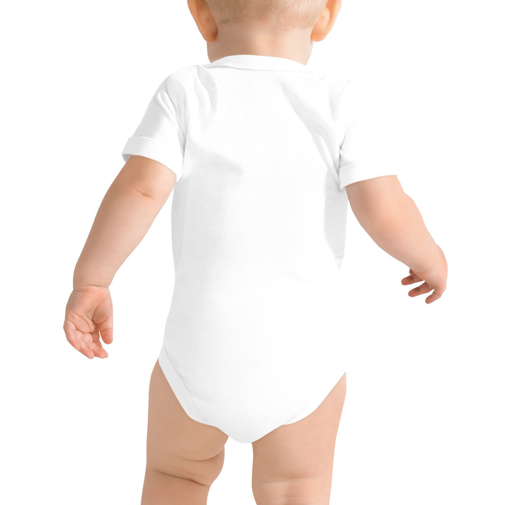 Short-sleeved baby one-piece