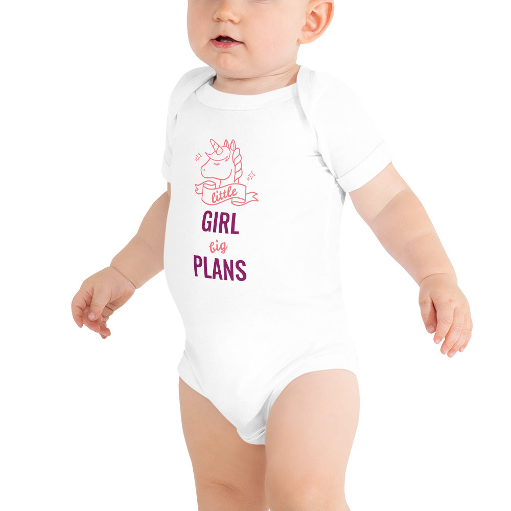 Short-sleeved baby one-piece