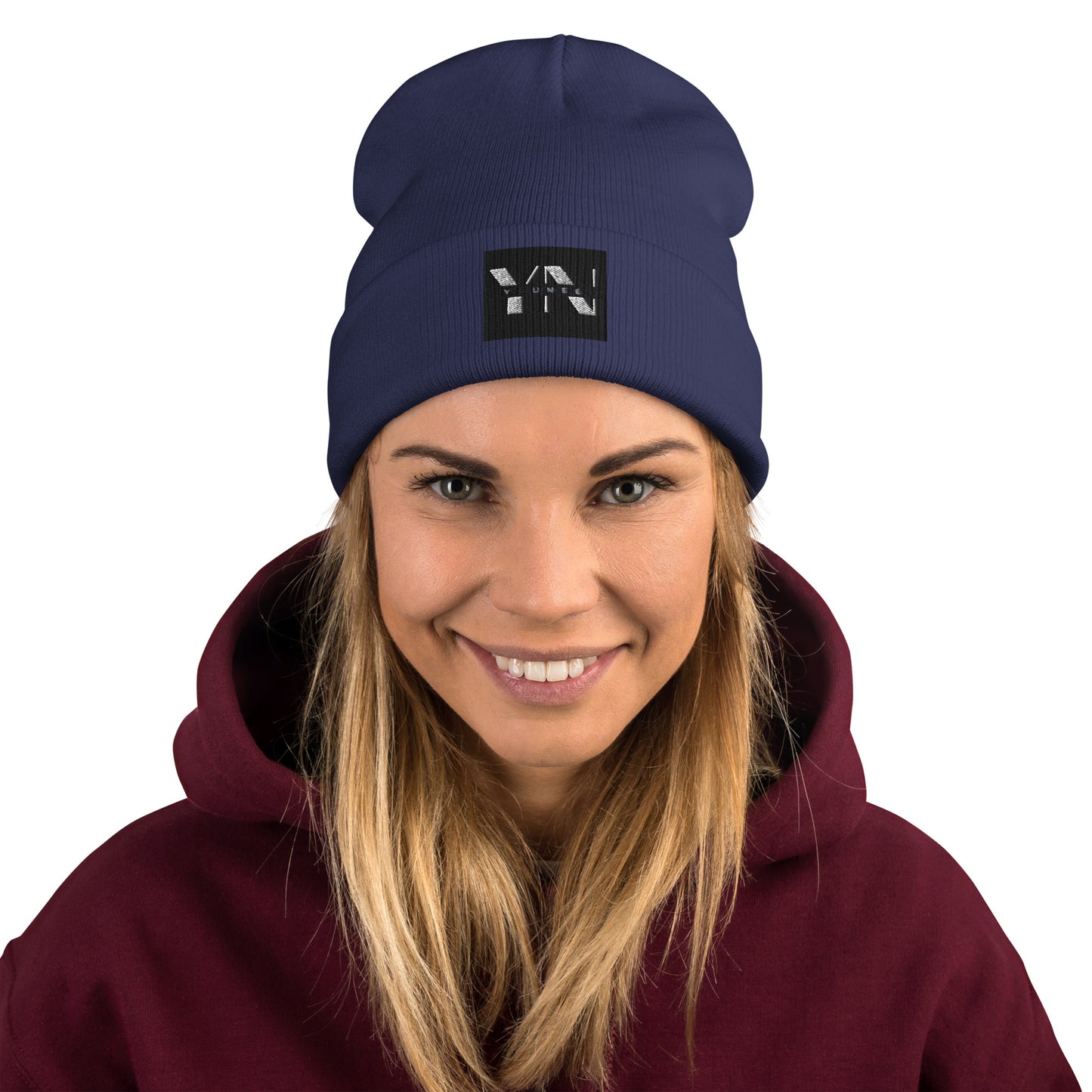 Bestickte Beanie