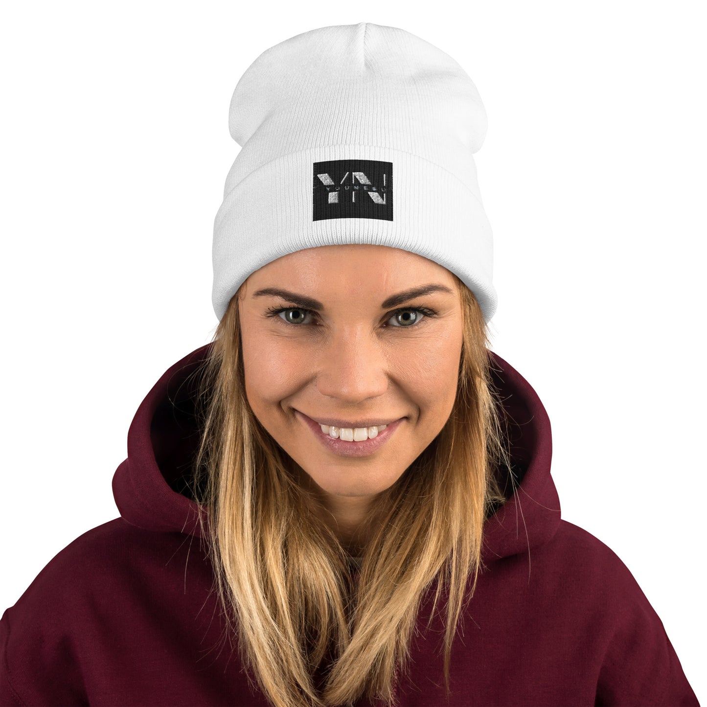 Bestickte Beanie